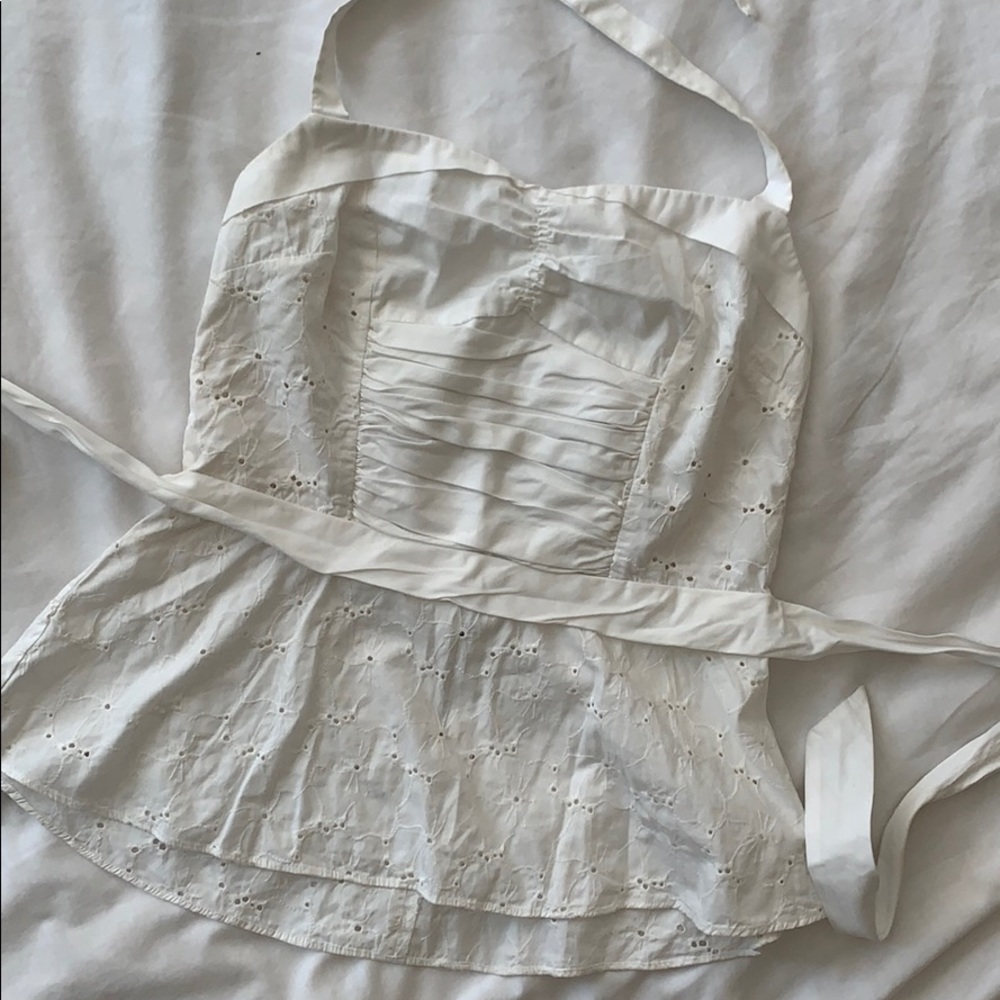 Embroidered Anthropologie Summer Halter